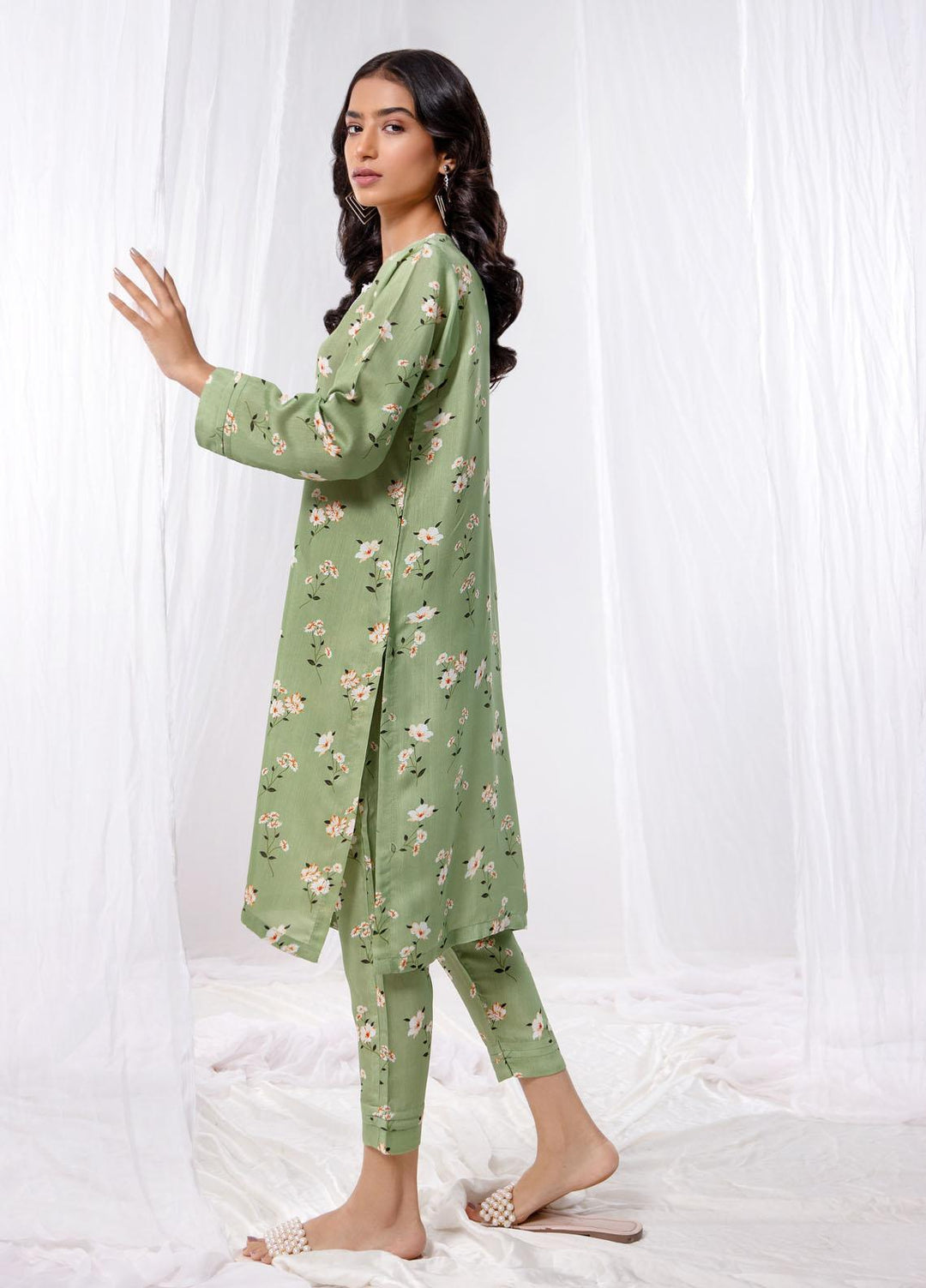 Bareen Pret Printed Matte Silk 2 Piece Suit BR22FP BM2PC-10