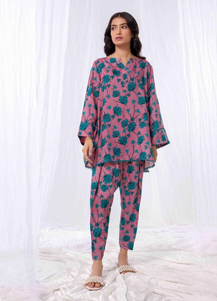 Bareen Pret Printed Matte Silk 2 Piece Suit BR22FP BM2PC-11