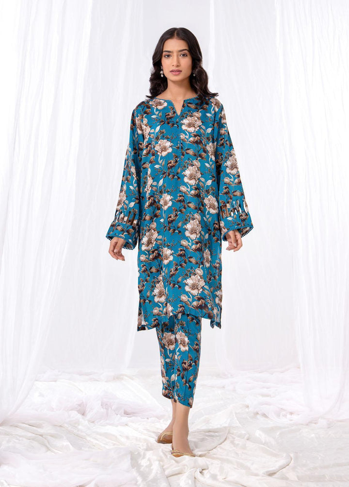Bareen Pret Printed Matte Silk 2 Piece Suit BR22FP BM2PC-13