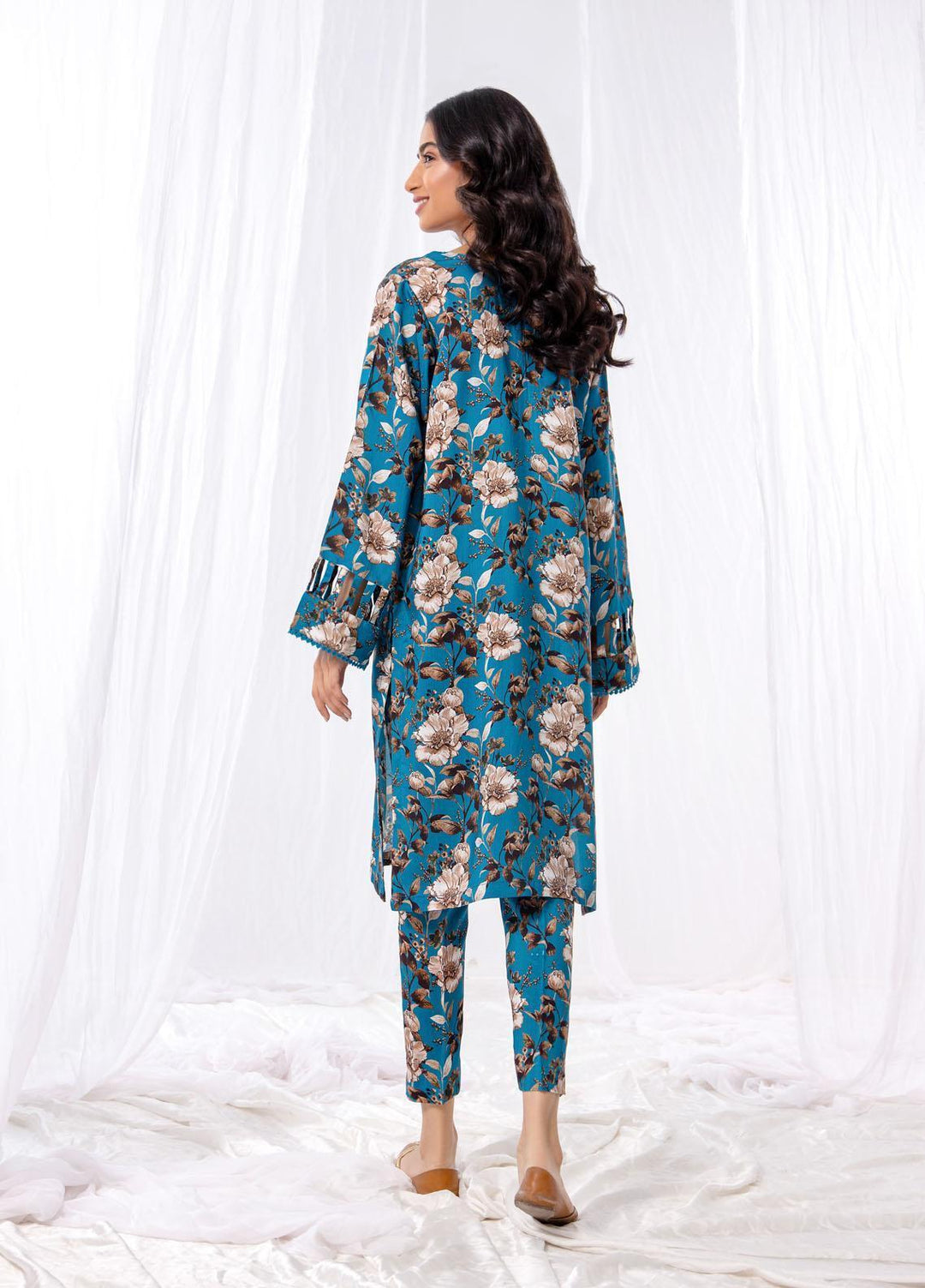 Bareen Pret Printed Matte Silk 2 Piece Suit BR22FP BM2PC-13