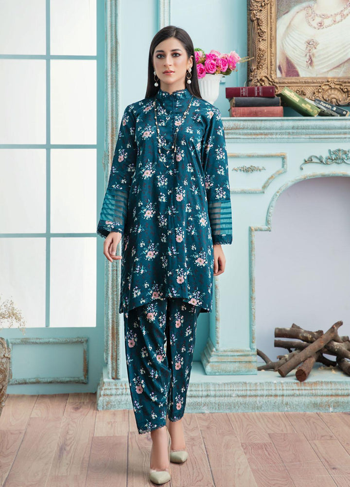 Bareen Casual Pret  Matte Silk 2 Piece Suit BM2PC-01