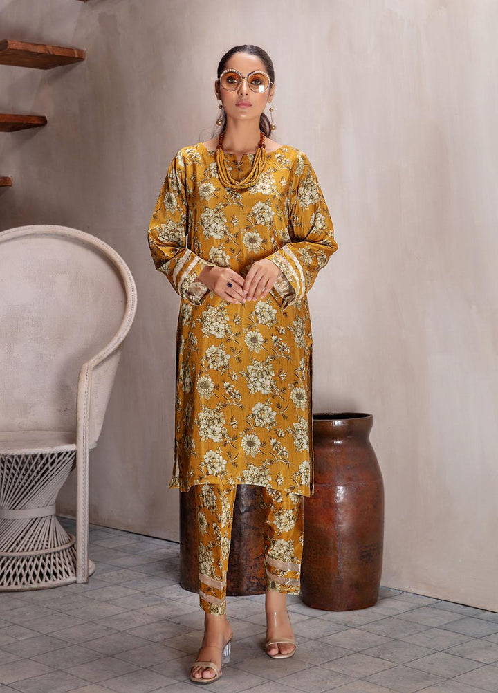 Bareen Casual Pret  Matte Silk 2 Piece Suit BM2PC-06