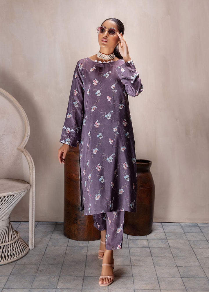 Bareen Casual Pret  Matte Silk 2 Piece Suit BM2PC-08