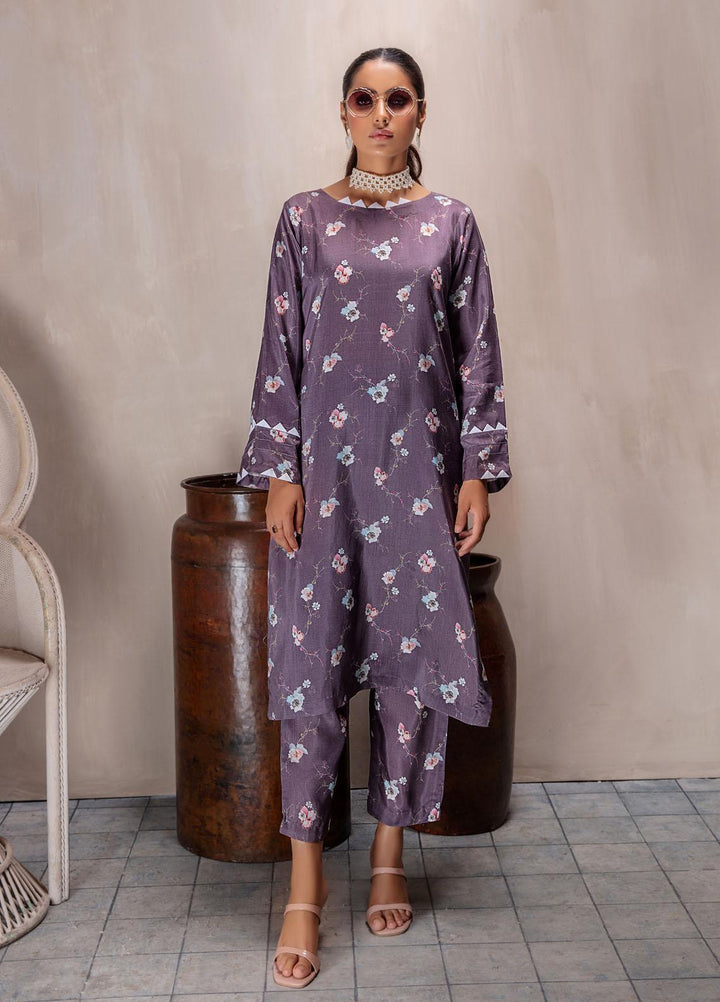 Bareen Casual Pret  Matte Silk 2 Piece Suit BM2PC-08