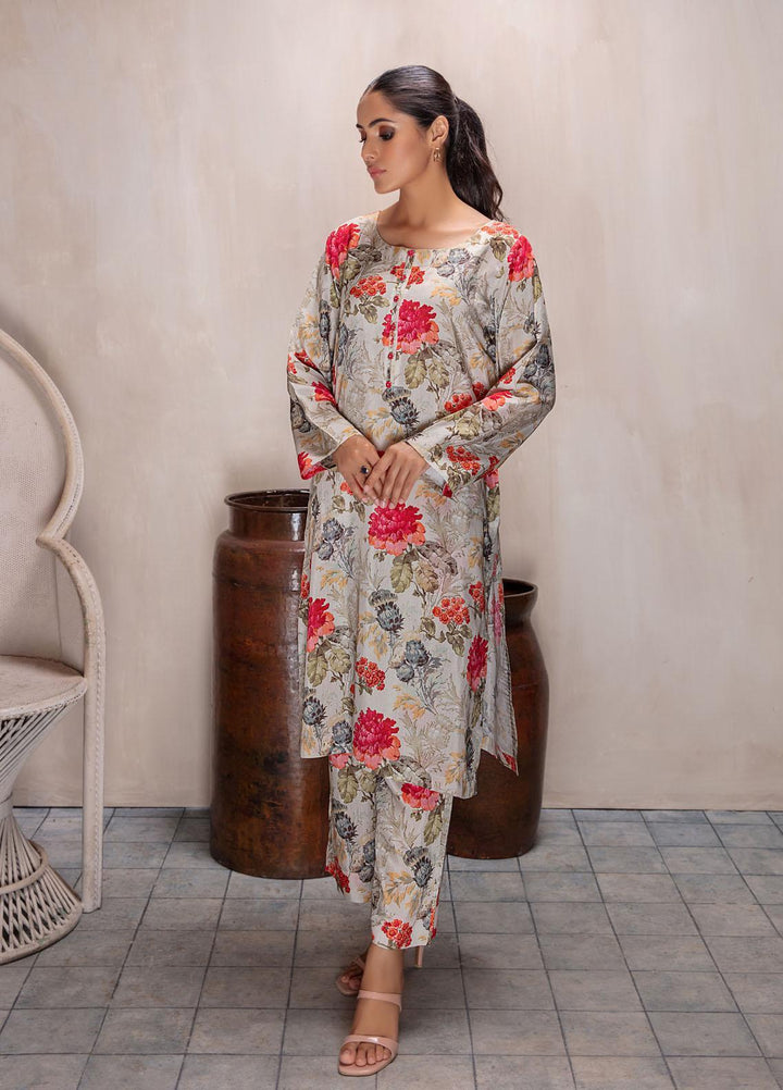 Bareen Casual Pret  Matte Silk 2 Piece Suit BM2PC-09