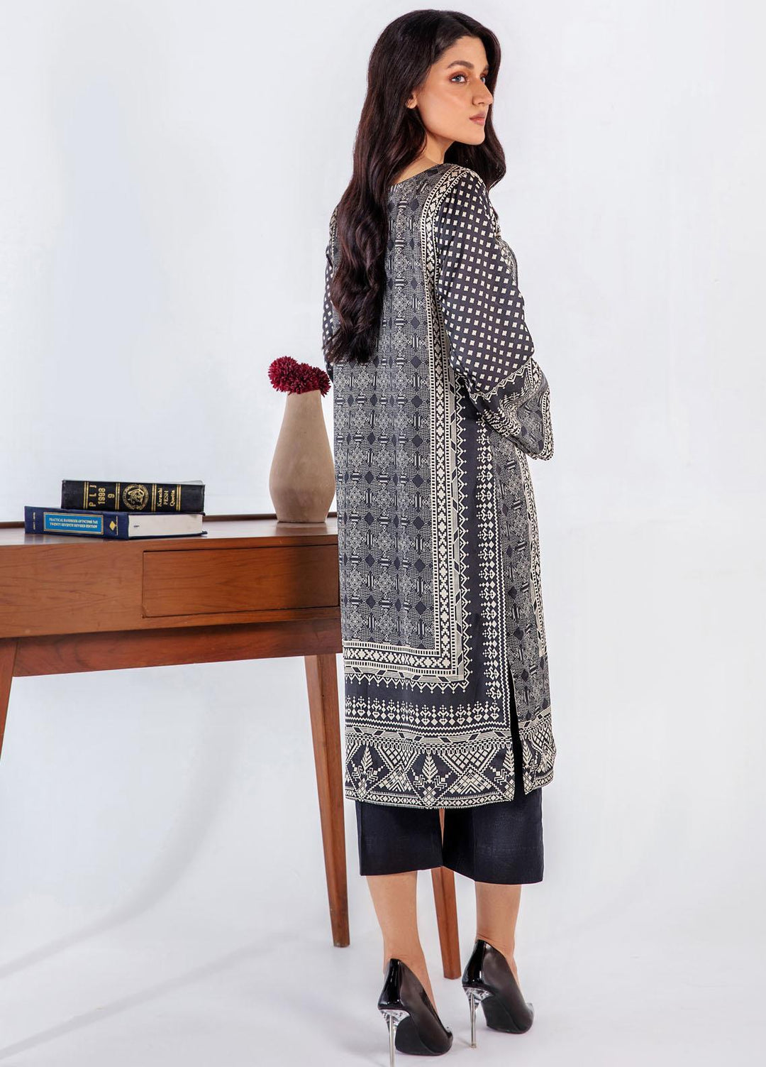 Bareen Casual Pret Printed Silk Shirt BR22SE BSH-19