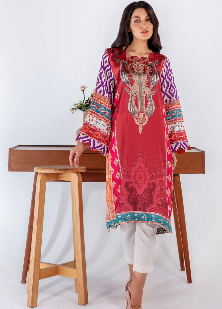 Bareen Casual Pret Printed Silk Shirt BR22SE BSH-22