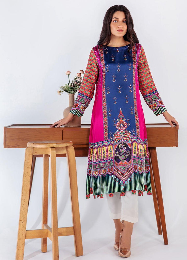 Bareen Casual Pret Printed Silk Shirt BR22SE BSH-23