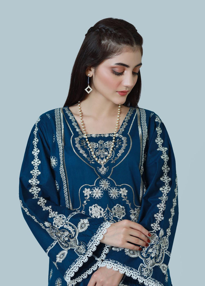 Bareeq Pret  Lawn 3 Piece Suit Tribal Ink