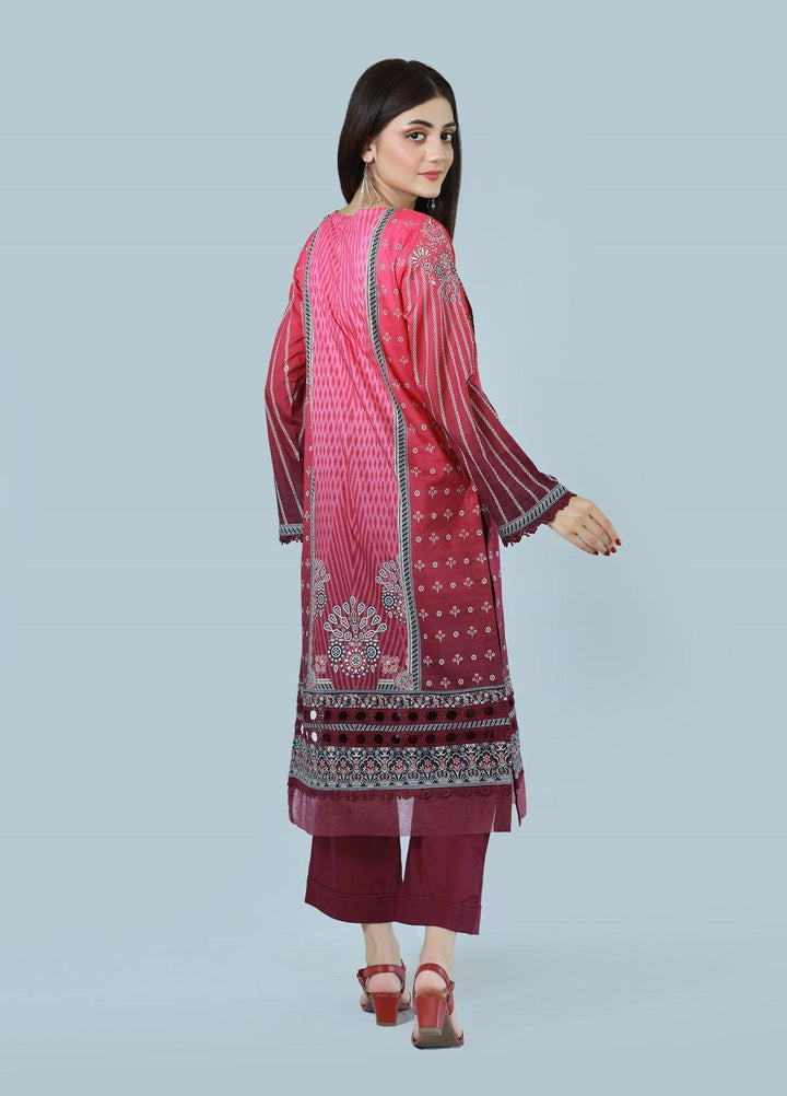 Bareeq Pret  Lawn 3 Piece Suit Floraid blossom