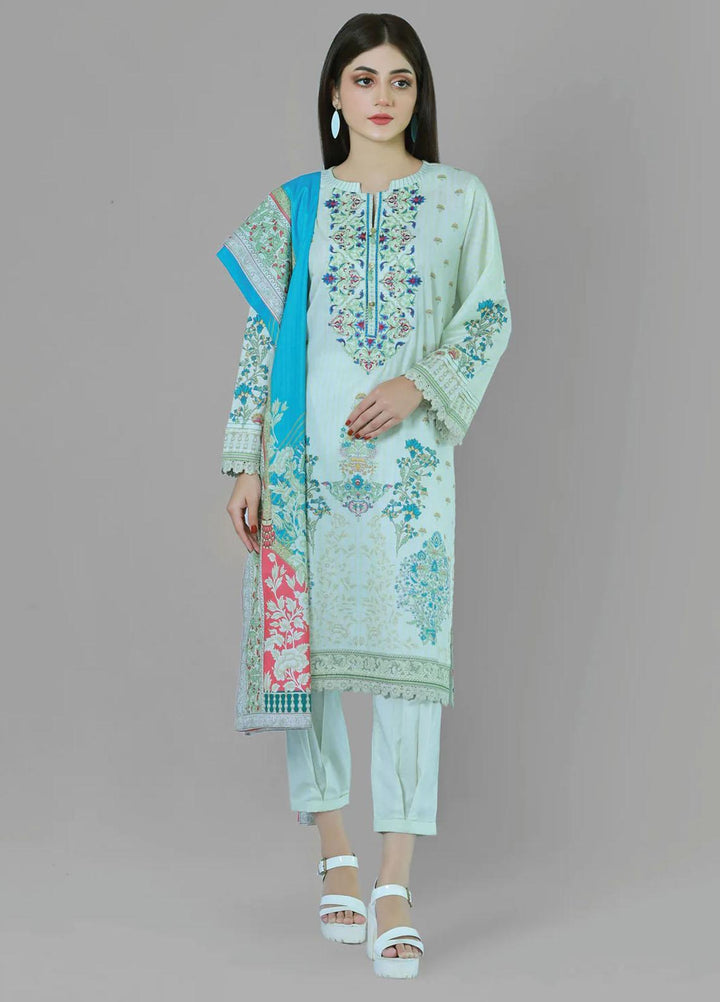 Bareeq Printed Lawn Suits Unstitched 3 Piece BRQ23U Pearl Vintage - Summer Collection
