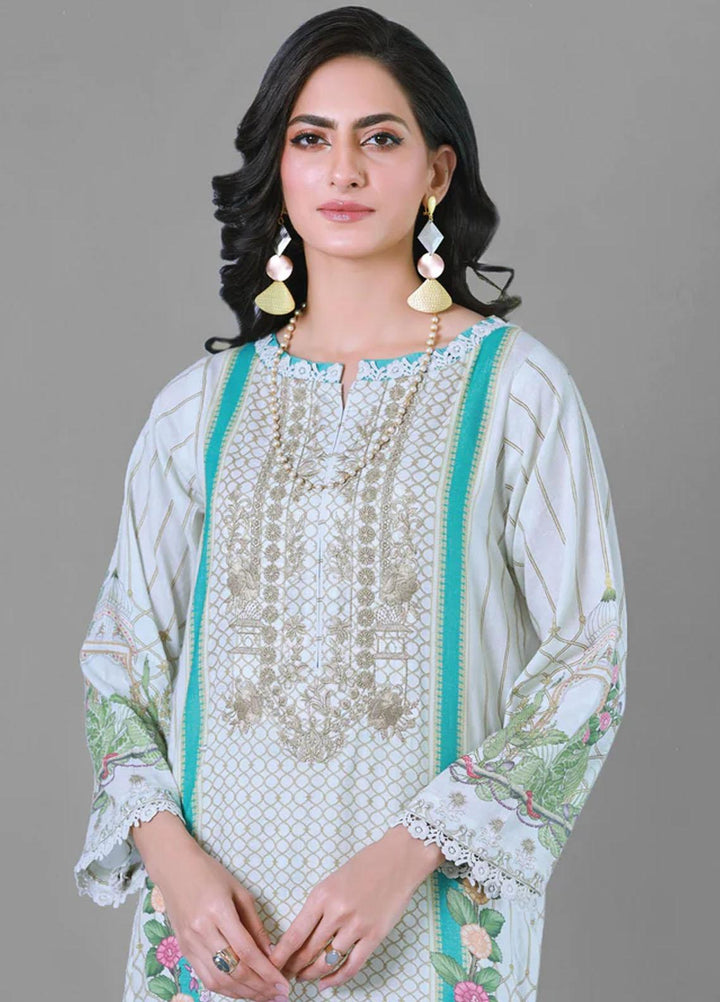 Bareeq Printed Lawn Suits Unstitched 3 Piece BRQ23U Bristle Brush - Summer Collection