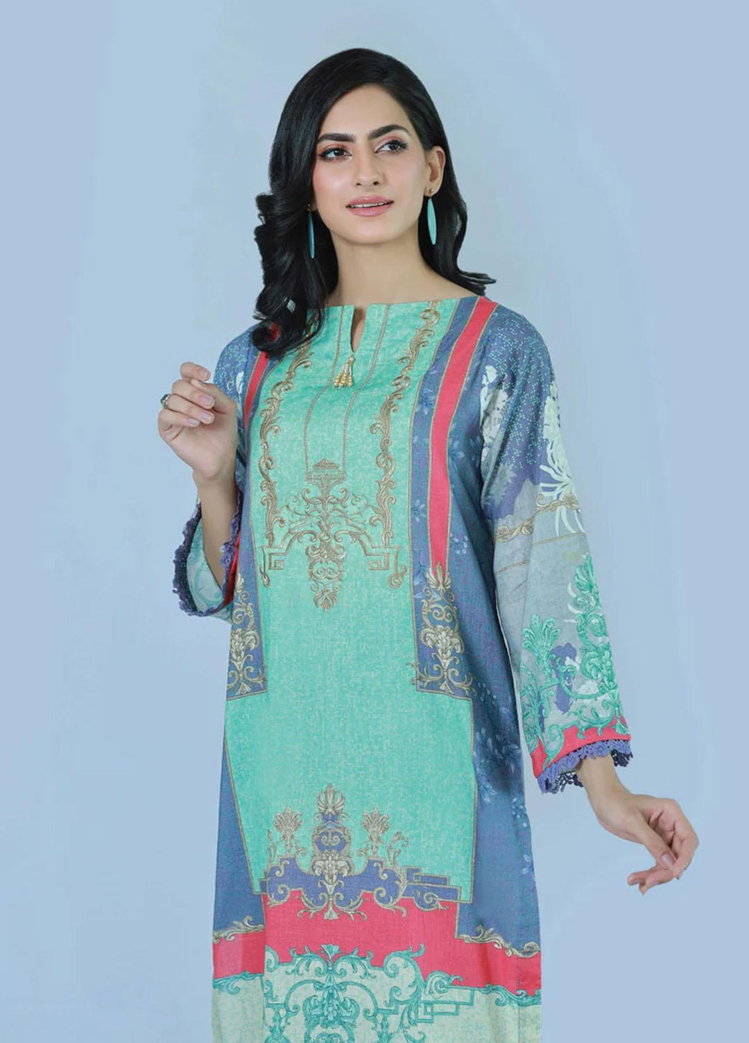 Bareeq Printed Lawn Suits Unstitched 3 Piece BRQ23U Vivad Floral - Summer Collection