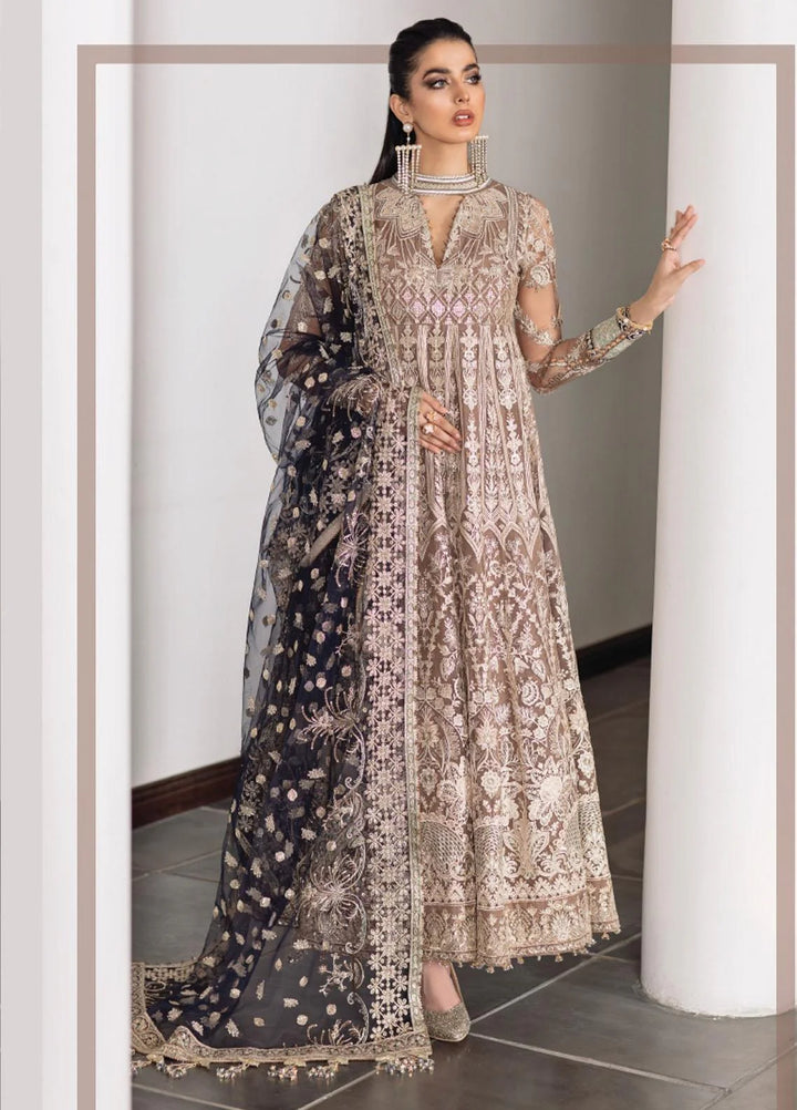Chantelle by Baroque Unstitched Embroidered Net 3 Piece Suit BQ26UFC EC-07 - Festive Collection
