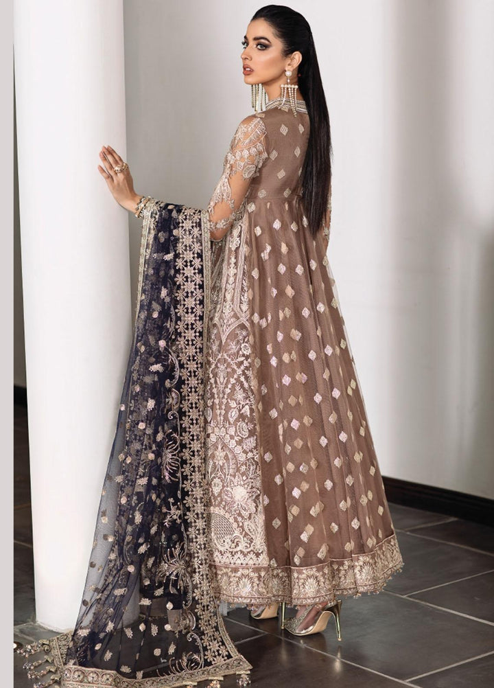 Chantelle by Baroque Unstitched Embroidered Net 3 Piece Suit BQ26UFC EC-07 - Festive Collection