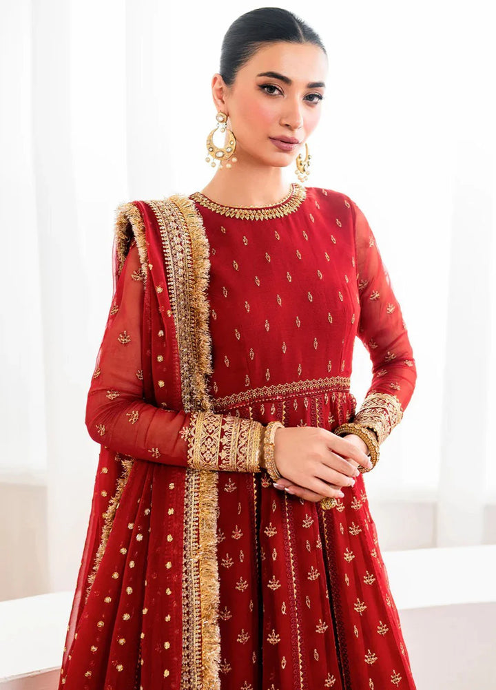 Chantelle by Baroque Unstitched Embroidered Chiffon 3 Piece Suit BQ26UFC UF-688 - Festive Collection