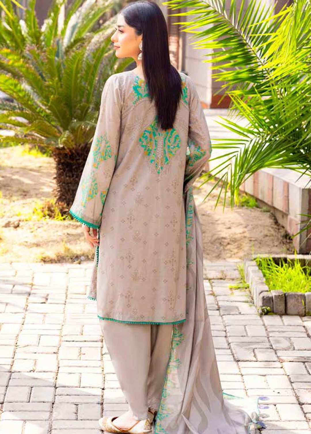 Basant By Charizma Embroidered Lawn Suits Unstitched 3 Piece CRZ23B CBL-12 - Summer Collection