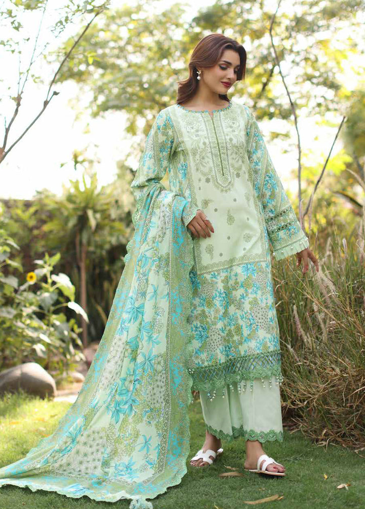 Basics by Charizma Embroidered Lawn Suits Unstitched 3 Piece CRZ25BL CB5-06 - Summer Collection