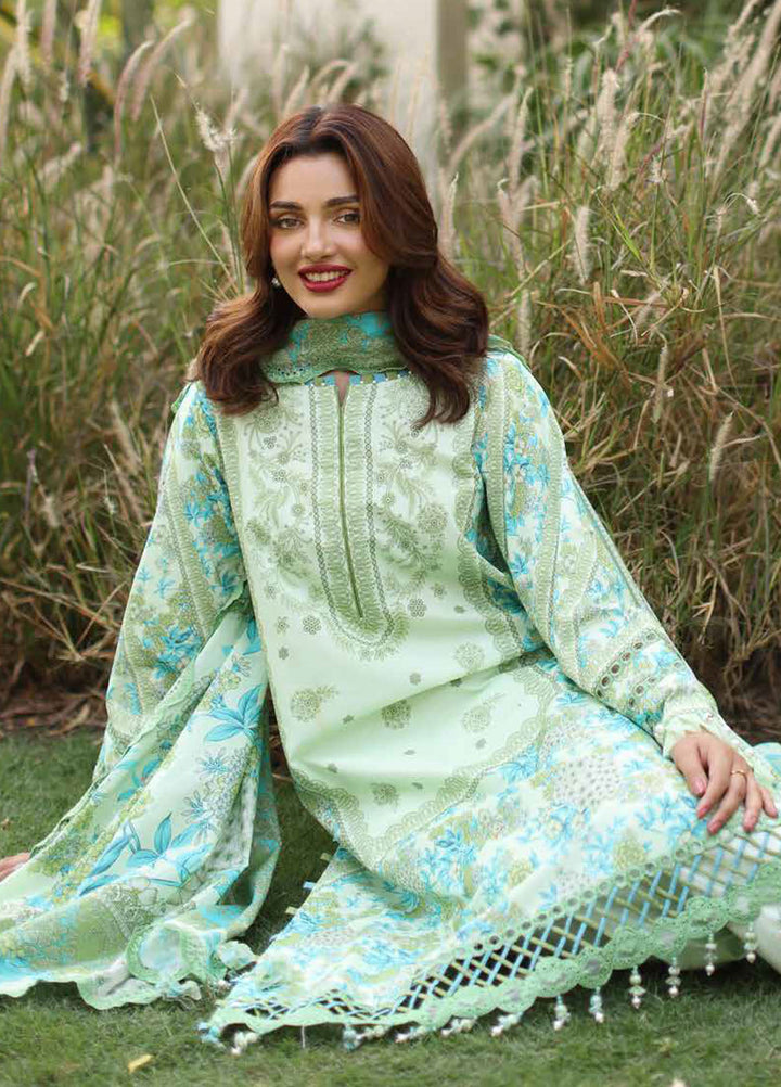 Basics by Charizma Embroidered Lawn Suits Unstitched 3 Piece CRZ25BL CB5-06 - Summer Collection