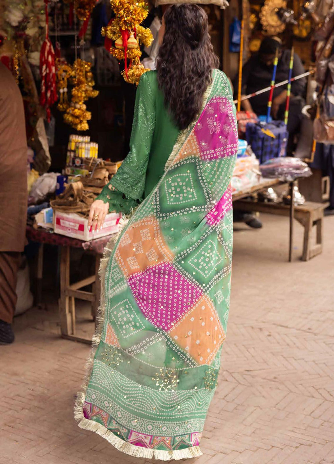 Bazaar by Nureh Chikankari Lawn Suits Unstitched 3 Piece NU24BZ NS-126 - Summer Collection