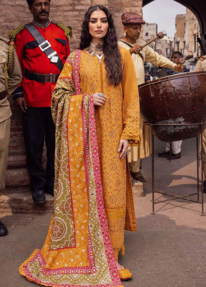 Bazaar By Nureh Embroidered Chikankari Khaddar Suits Unstitched 4 Piece NU23BCK NE-49 - Winter Collection