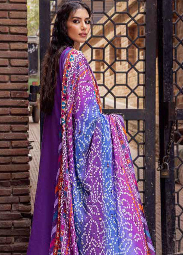 Bazaar By Nureh Embroidered Chikankari Khaddar Suits Unstitched 4 Piece NU23BCK NE-50 - Winter Collection