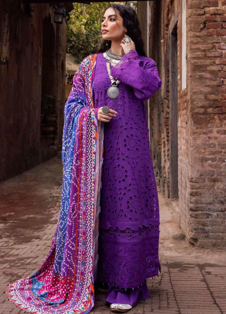 Bazaar By Nureh Embroidered Chikankari Khaddar Suits Unstitched 4 Piece NU23BCK NE-50 - Winter Collection