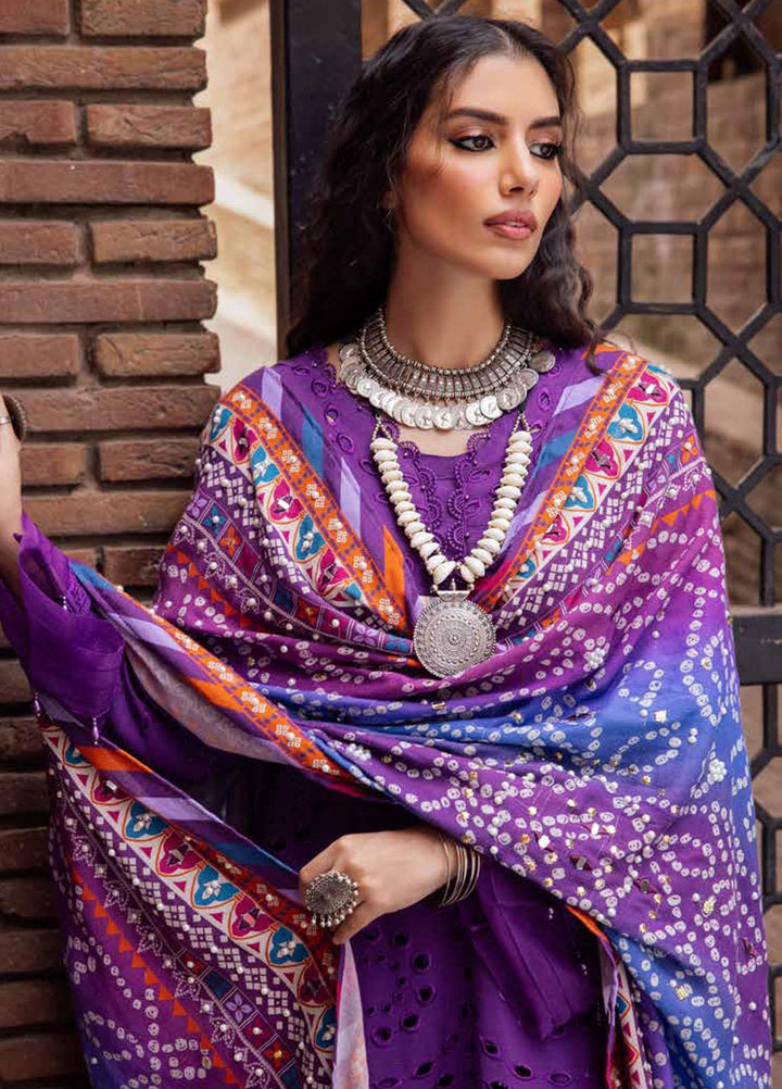 Bazaar By Nureh Embroidered Chikankari Khaddar Suits Unstitched 4 Piece NU23BCK NE-50 - Winter Collection