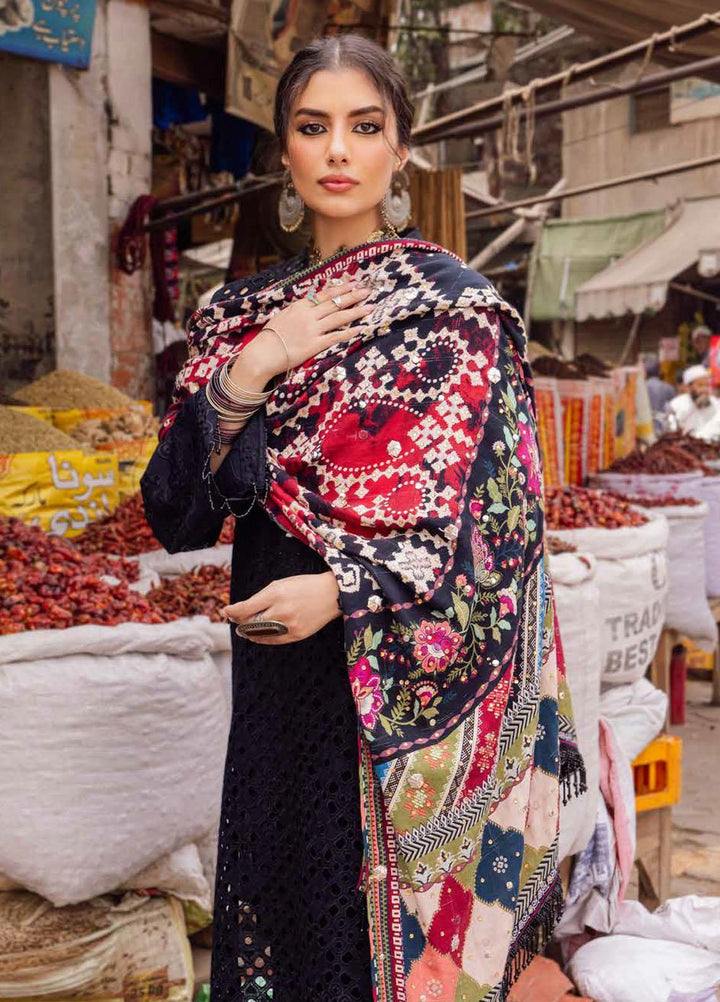 Bazaar By Nureh Embroidered Chikankari Khaddar Suits Unstitched 4 Piece NU23BCK NE-52 - Winter Collection