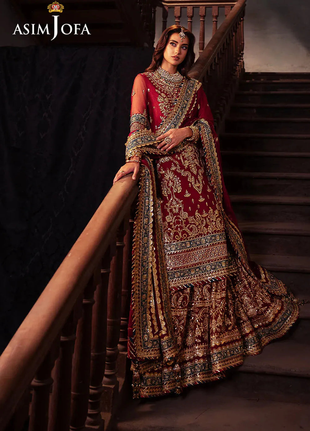 Bekhudi by Asim Jofa Embroidered Suit Unstitched 3 Piece AJKB-01 - Luxury Collection