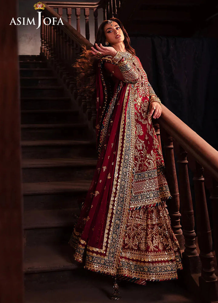 Bekhudi by Asim Jofa Embroidered Suit Unstitched 3 Piece AJKB-01 - Luxury Collection