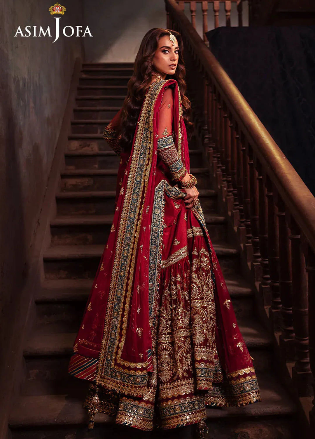Bekhudi by Asim Jofa Embroidered Suit Unstitched 3 Piece AJKB-01 - Luxury Collection