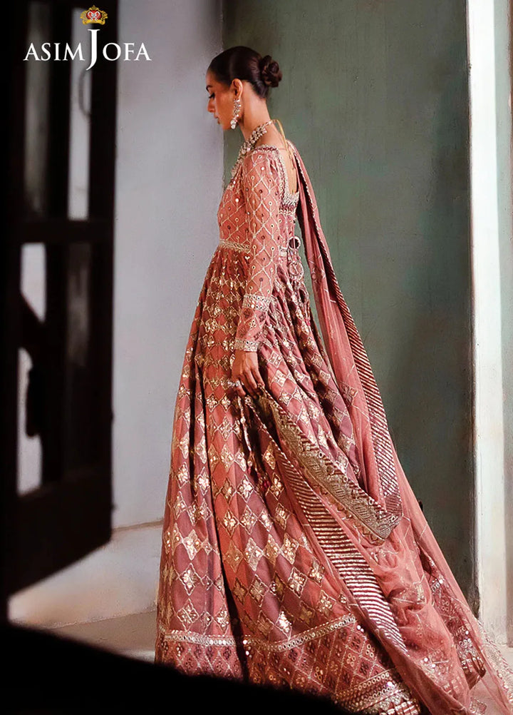 Bekhudi by Asim Jofa Embroidered Suit Unstitched 3 Piece AJKB-03 - Luxury Collection