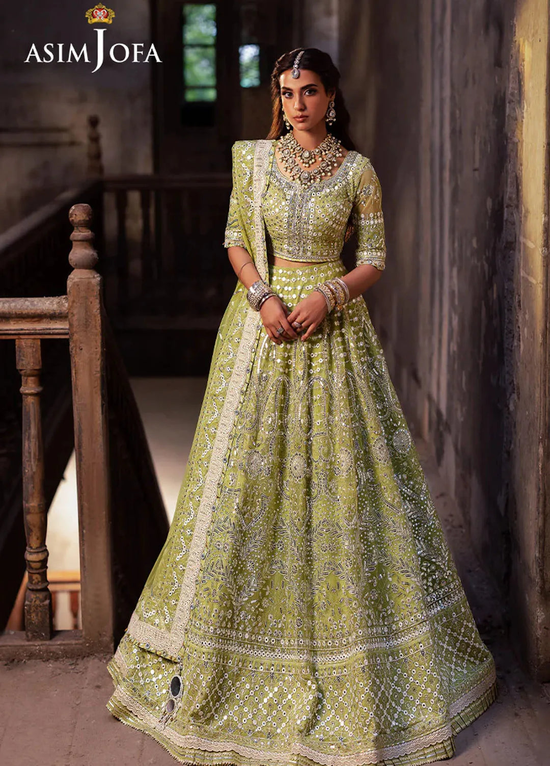 Bekhudi by Asim Jofa Embroidered Suit Unstitched 3 Piece AJKB-04 - Luxury Collection