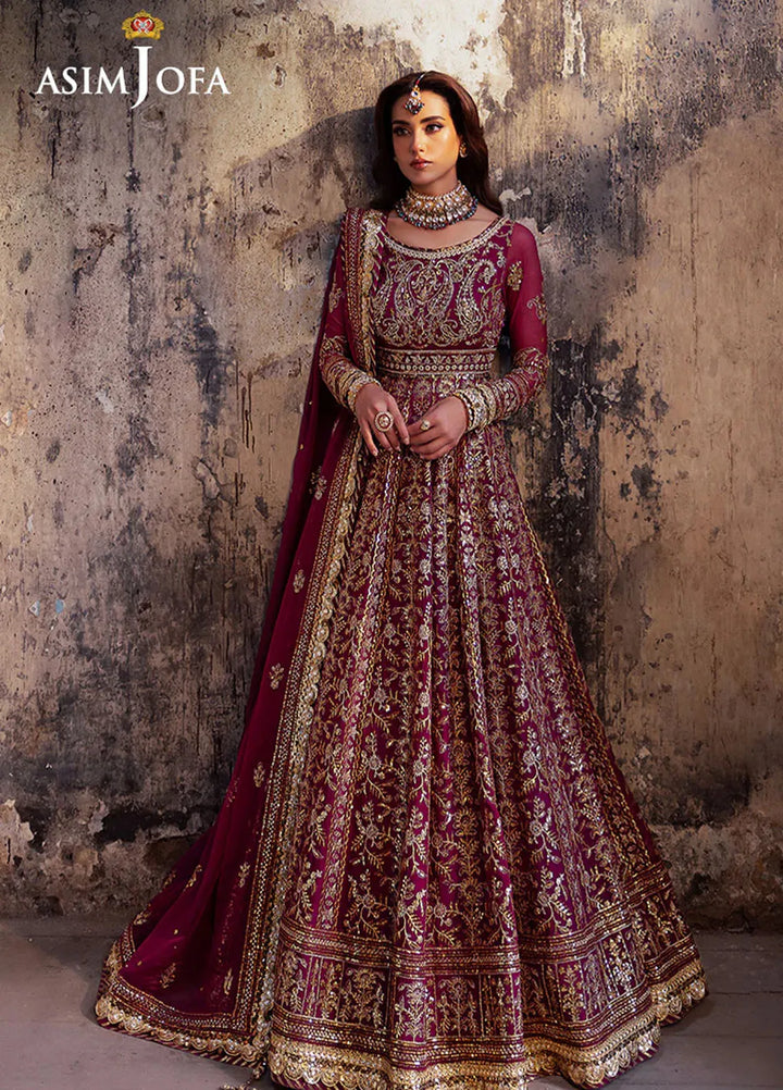 Bekhudi by Asim Jofa Embroidered Suit Unstitched 3 Piece AJKB-05 - Luxury Collection