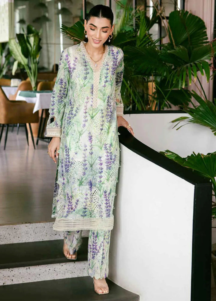 Bellerina by Nureh Chikankari Lawn Suits Unstitched 2 Piece NU25BE NU2-155 - Summer Collection