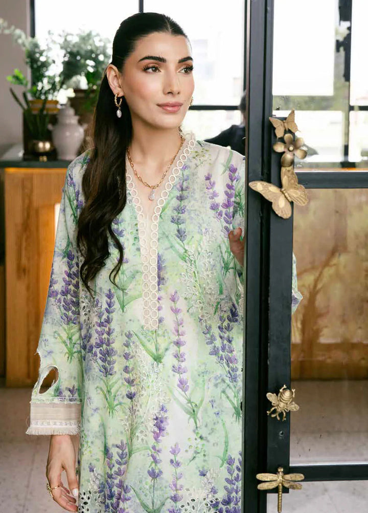 Bellerina by Nureh Chikankari Lawn Suits Unstitched 2 Piece NU25BE NU2-155 - Summer Collection