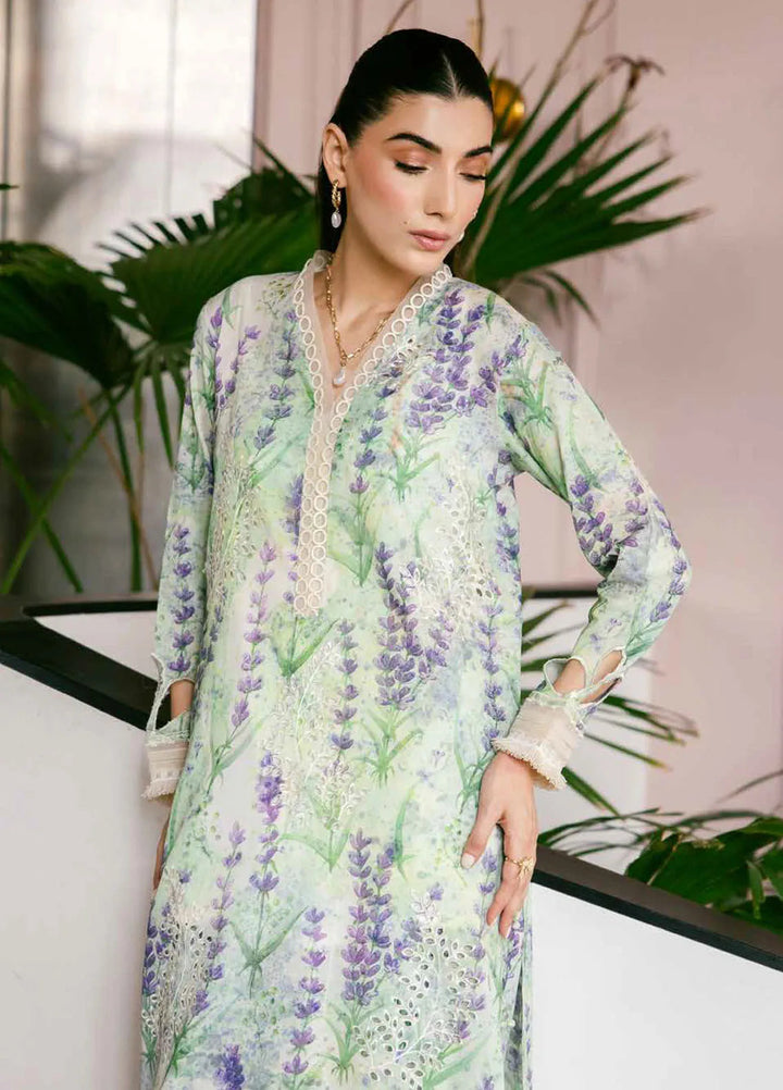 Bellerina by Nureh Chikankari Lawn Suits Unstitched 2 Piece NU25BE NU2-155 - Summer Collection