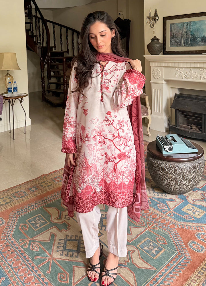 Bella Vacanza by Sahane RTW Printed Poly 3 Piece Suit PY7007 Casual Collection