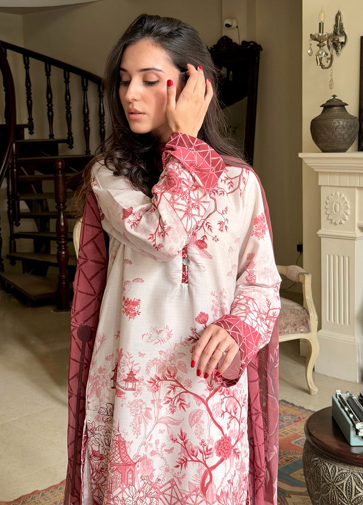 Bella Vacanza by Sahane RTW Printed Poly 3 Piece Suit PY7007 Casual Collection