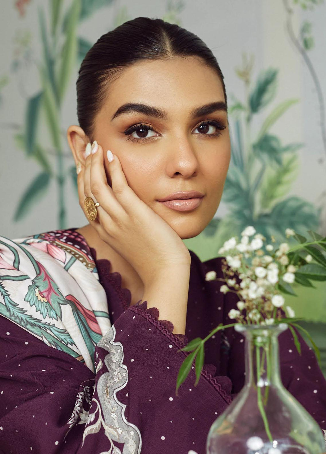 Bellini By Seran Embroidered Viscose Suits Unstitched 3 Piece SRN23BL D-01 Ella - Winter Collection