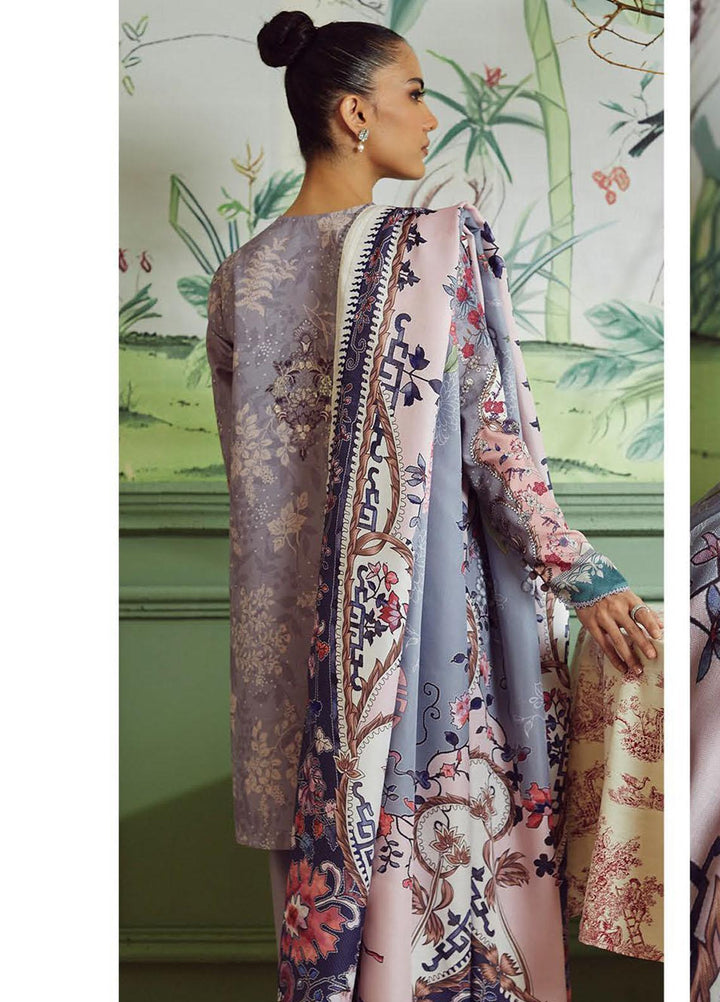 Bellini By Seran Embroidered Karandi Suits Unstitched 3 Piece SRN23BL D-02 Charlotte - Winter Collection