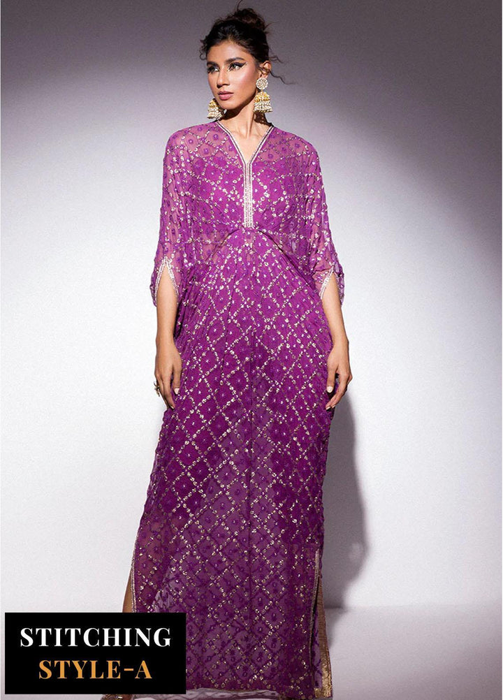 Mushq Embroidered Chiffon Suits Unstitched 4 Piece MQ24BM BOM-09 Gulaab - Luxury Collection