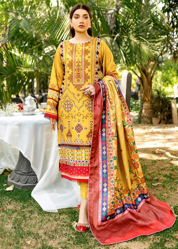 Bin Ilyas Embroidered Kotail Suits Unstitched 3 Piece BI24MJ 763 A - Winter Collection