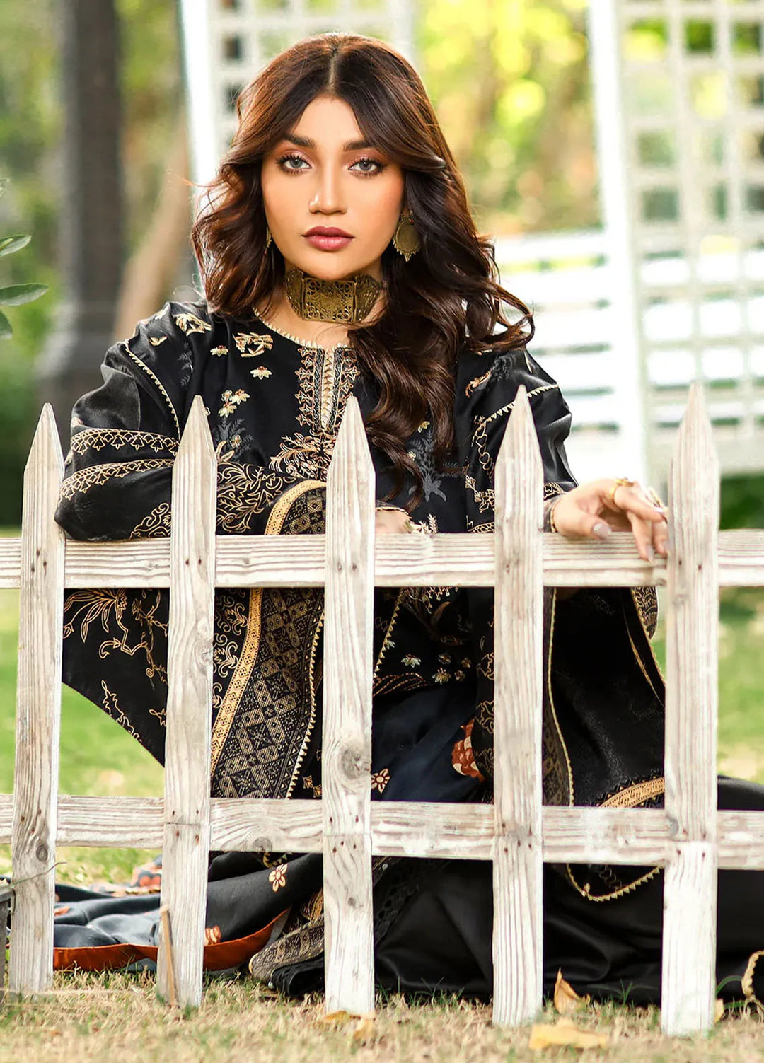Bin Ilyas Embroidered Kotail Suits Unstitched 3 Piece BI24MJ 766 A - Winter Collection