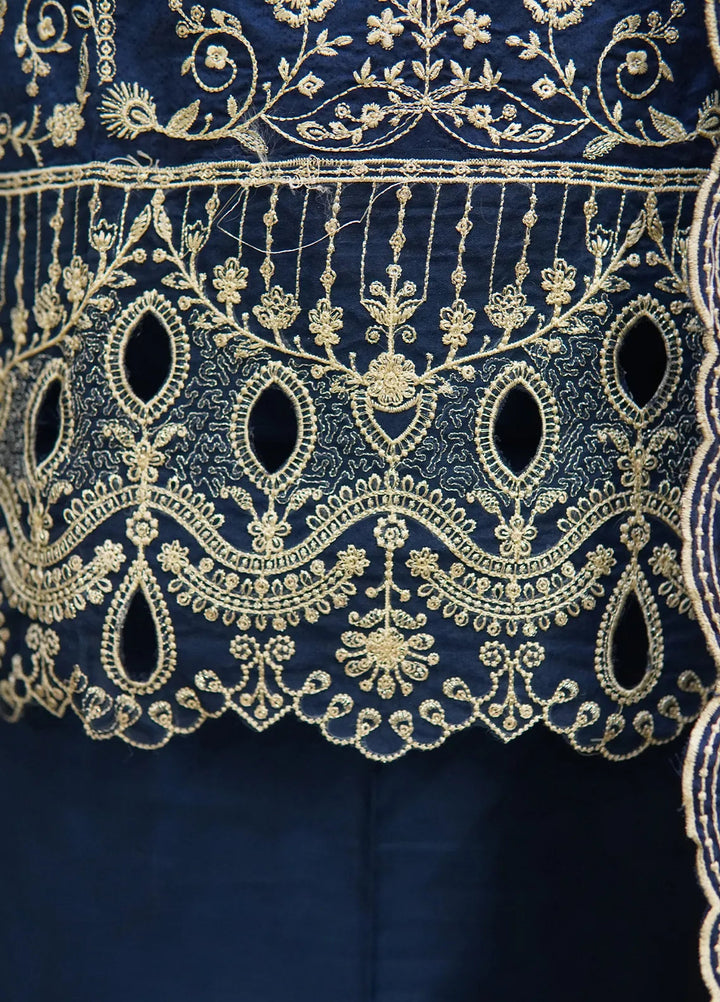 Bin Saeed Embroidered Lawn Suit Unstitched 3 Piece Suit BS24E D-591 - Summer Collection