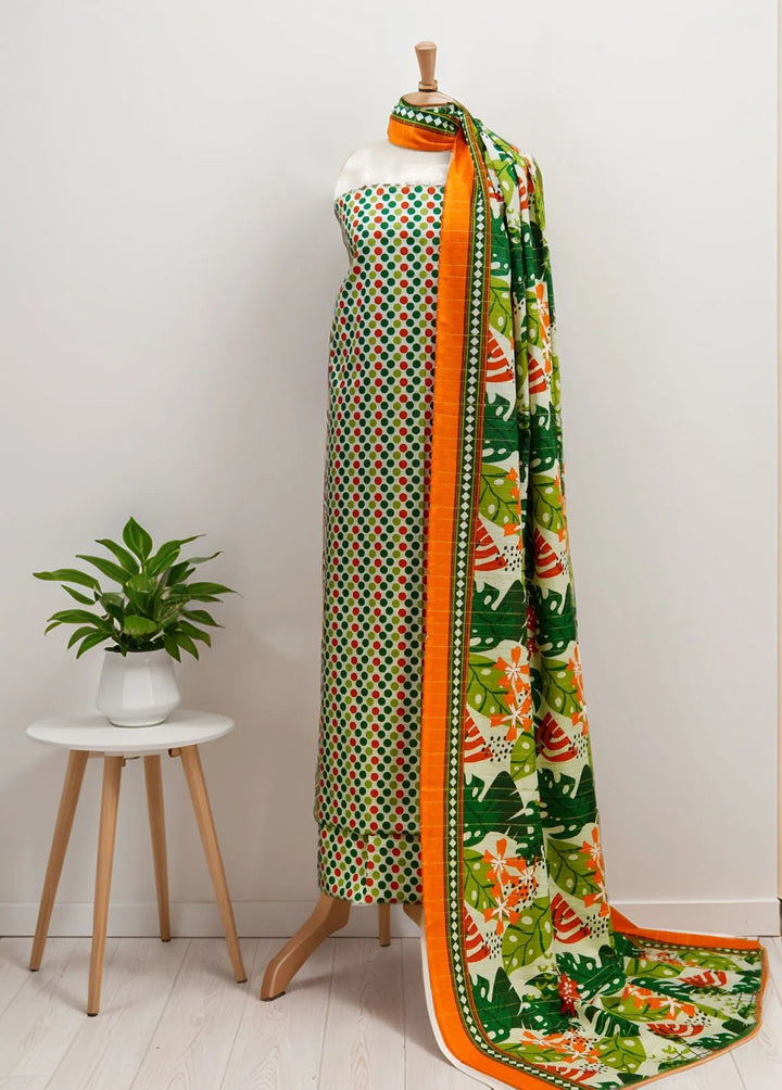 Bin Saeed Khaddar Suits Unstitched 3 Piece BN24UK D-5 - Fall Collection