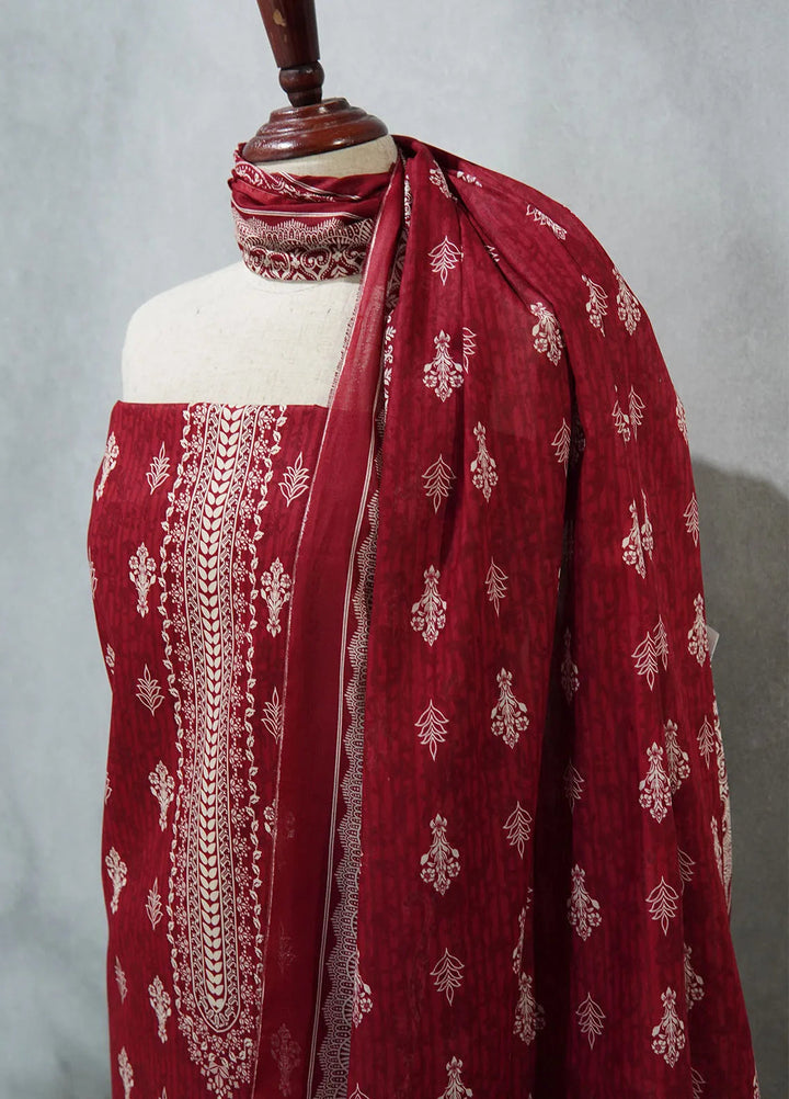 Bin Saeed Printed Cotton Suit Unstitched 3 Piece BN24F D-60 - Summer Collection