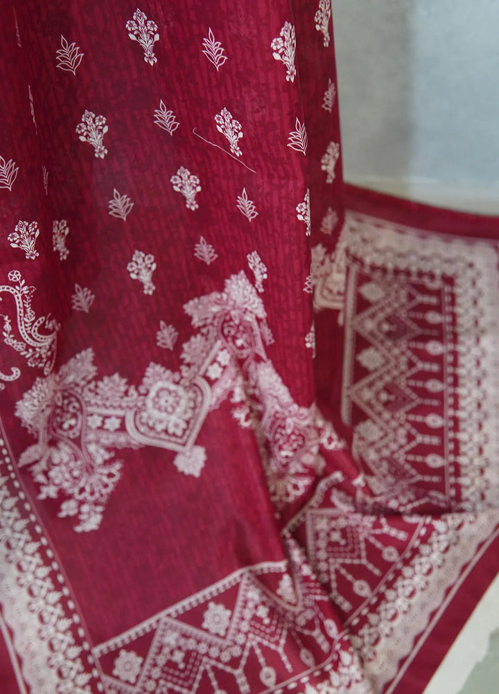 Bin Saeed Printed Cotton Suit Unstitched 3 Piece BN24F D-60 - Summer Collection