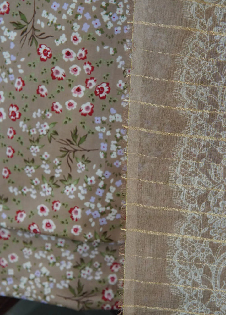 Bin Saeed Printed Cotton Suit Unstitched 3 Piece BN24F D-66 - Summer Collection